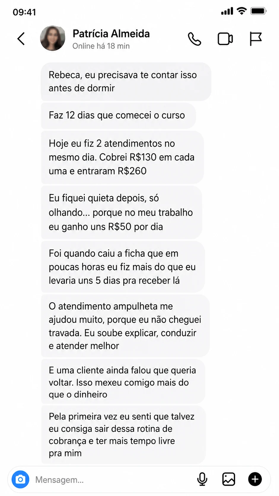 Depoimento de Patrícia Almeida